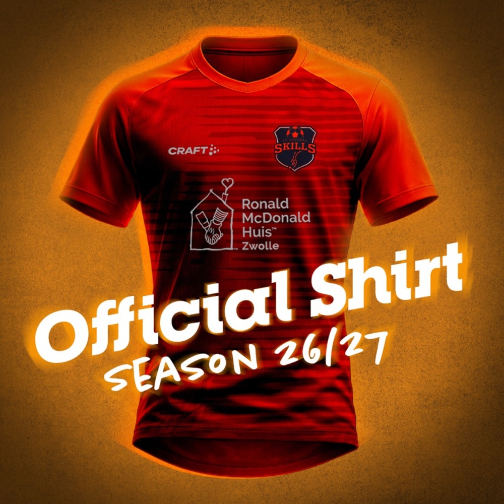 Het officiële FC VoetbalSkills-tenue van seizoen 2026-2027.